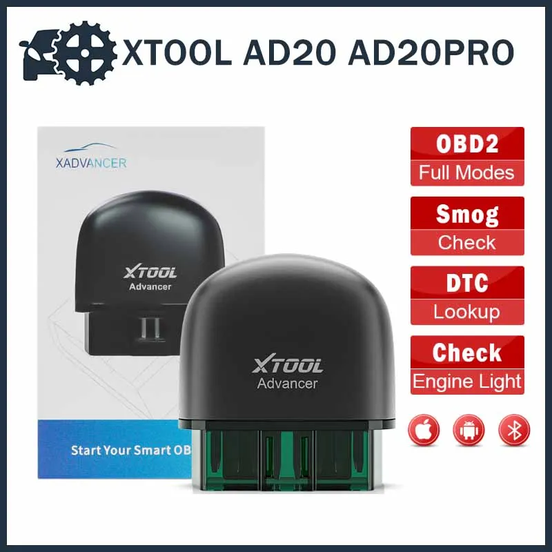 

2024 XTOOL Advancer AD20 Car Engine Diagnostic Tools OBD2 Code Reader Scanner Android /IOS Better than ELM327/AD10 Update