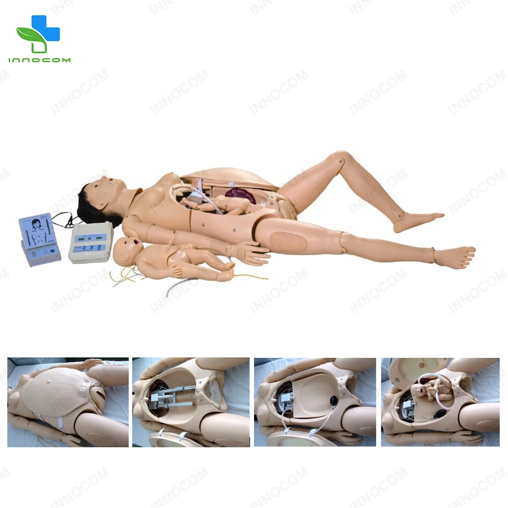 Advanced Medical Science PVC Manikin Anatomical Teaching Resources For Training Maternal And Neonatal Simulator