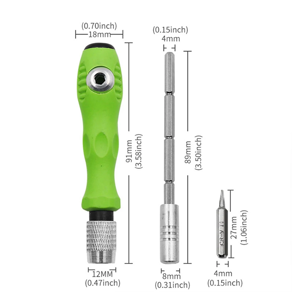 Screwdriver Screw Driver Set Repair Screwdriver Bits Magnetic Mini Non-slip 32 In 1 32pcs Dismountable Hand Tool