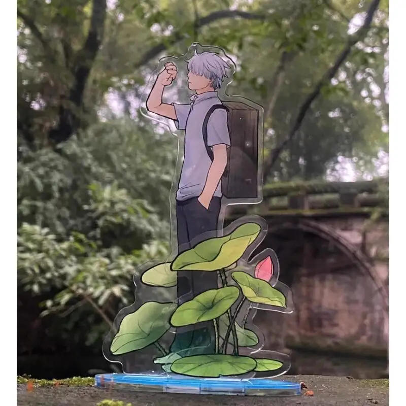 Mushishi Anime Ginko Character Acrylic Stand Transparent Desktop Ornament Collectible Gift For Manga Lovers And Hobby Collectors view 5