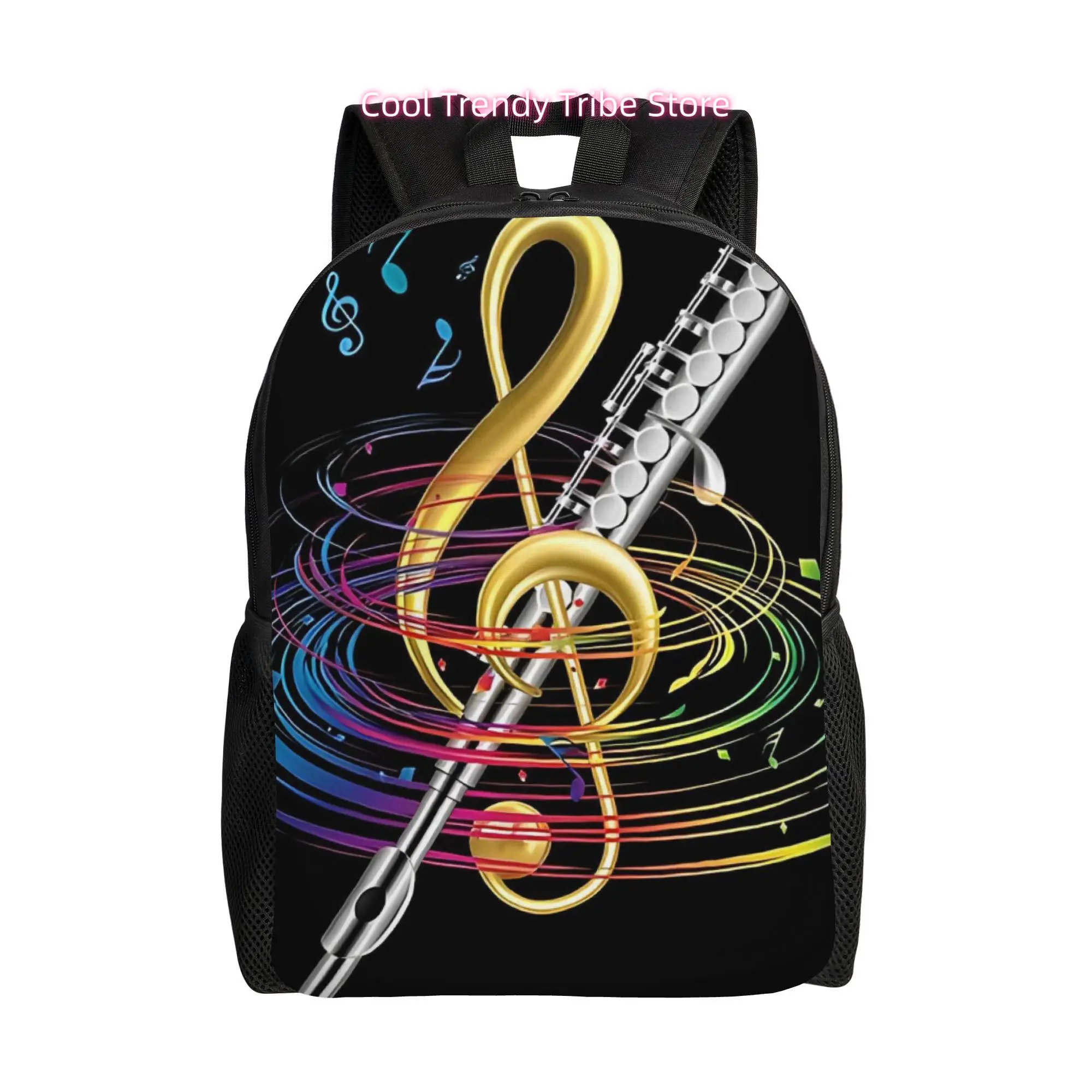 Flutit Flute Everyday Casual Backpack with Flat Panel Look Suitable for Walking, Studying, or Everyday Cafe Moments