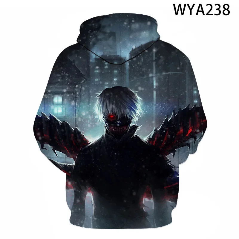 Tokyo Ghoul-Sudadera de Kaneki Ken para hombre, chaqueta bidimensional de anime, Jersey periférico, ropa de otoño e invierno