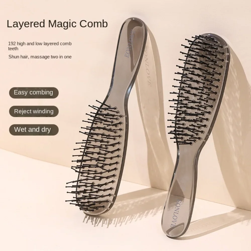 

Hight Quality Fluffy Hair Hair Scalp Massage Comb Hair Scalp Massage Hair Styling Tools Curly Wet Dry Hair Brush for Women