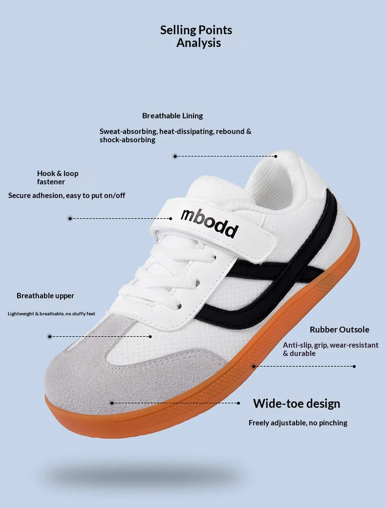 Zapatos Descalzos para Niños, Zapatillas con Puntera Ancha, Antideslizantes, Minimalistas, para Uso Diario