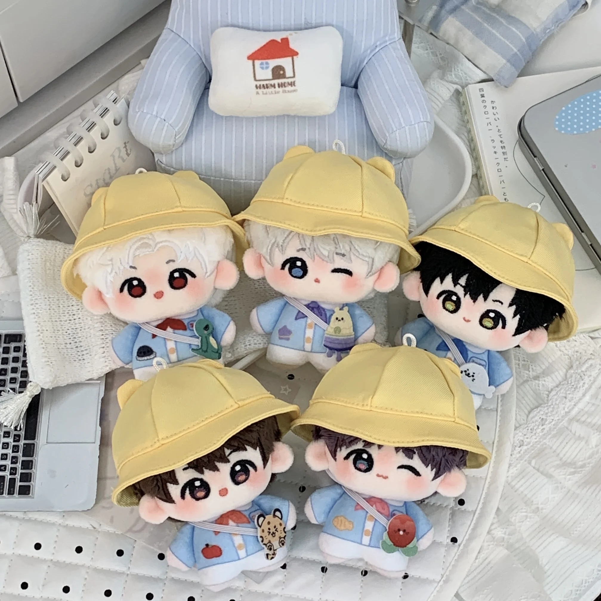 

Love And Deep Space 10cm Kindergarten Series Plush Cotton Doll Aster Zayne Sylus Caleb Rafayel Plush Toy