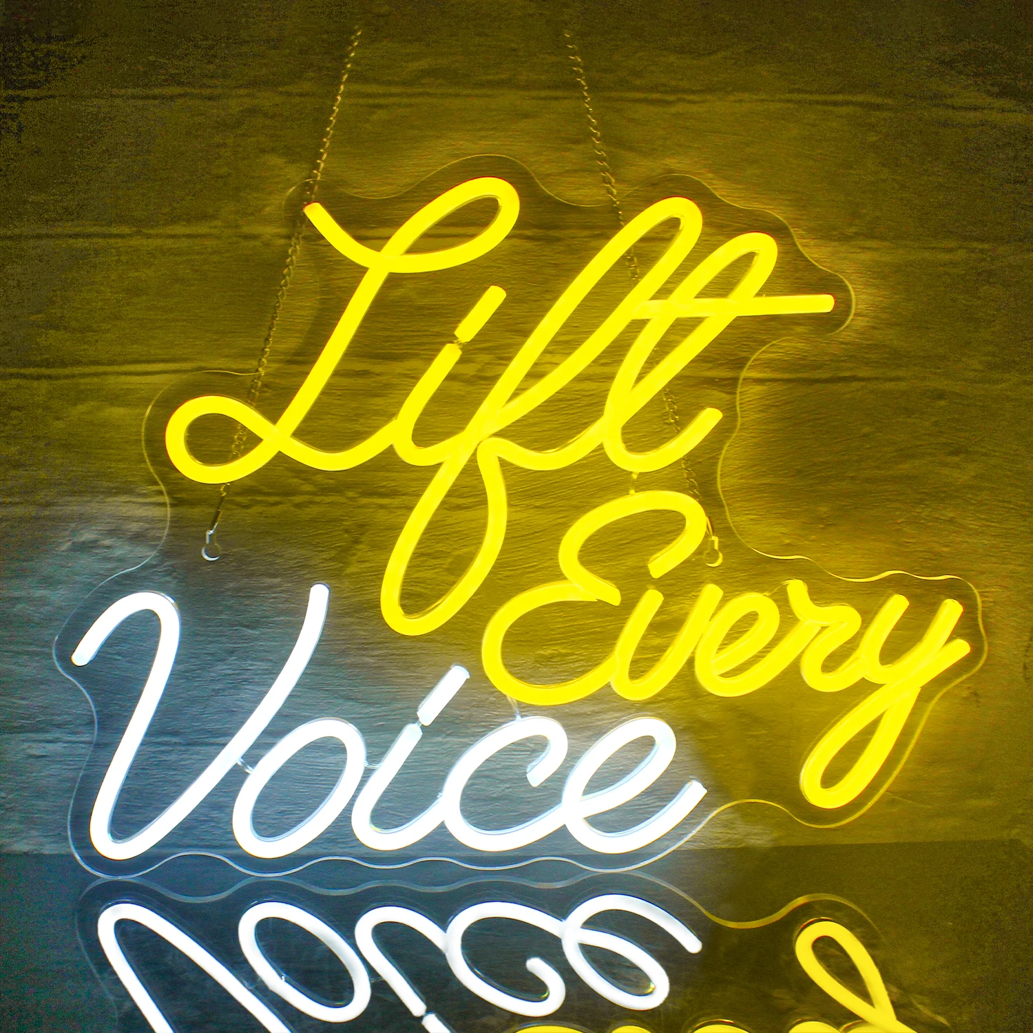 

Life Every Voice Led Neon Sign Room Decoration Dimmable Wall Decor For Bedroom Game Room Cafe Shop Hotel Party Neon Night Light