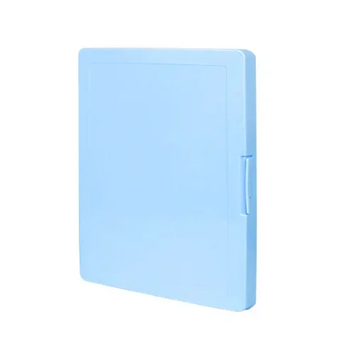 A4 Transparent File Box High Aesthetic Student Test Paper Simple Large Capacity Storage Box Writing Board Office Supplies