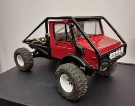 3D Printed Hard body 1/24 SCALE 4X4 TRUCK UNIMOG RALLY CAR BODY FOR AXIAL SCX24 AXI00006 AX90081 BRONCO 1967 AXI00001 C10 K10