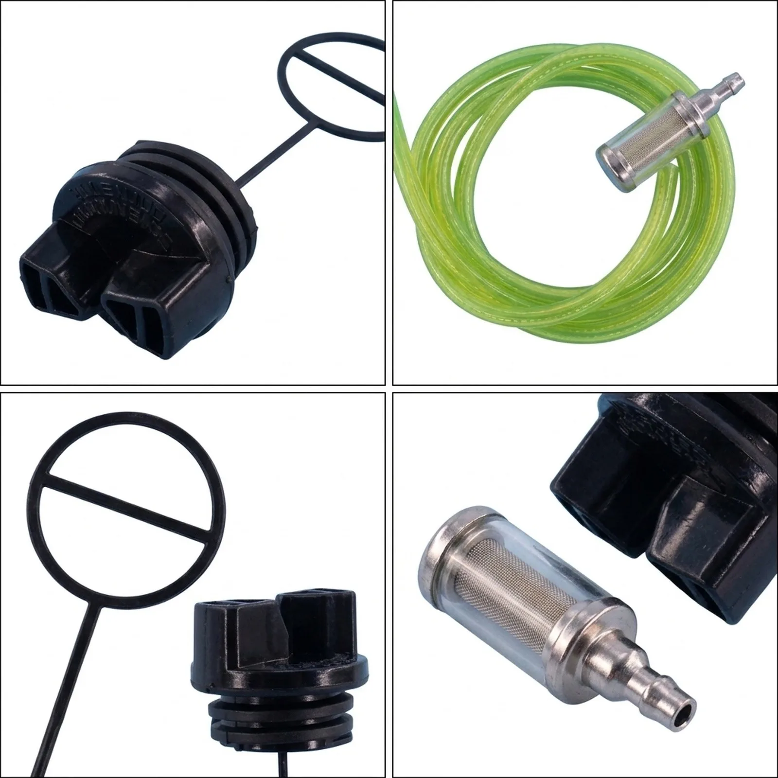 Fuel Filter Fuel Tank Cap 1 Set 530010846 530019143 530047164 530047192 For Poulan for craftman for chainsaw Fuel Line