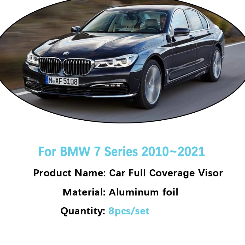 For BMW 7 Series F01 Accessories G11 G12 2010~2021 Car Windshield Sunshade 730Li 740Li 740Le 745Le 750Li M760Li 725Ld 730Ld 2019