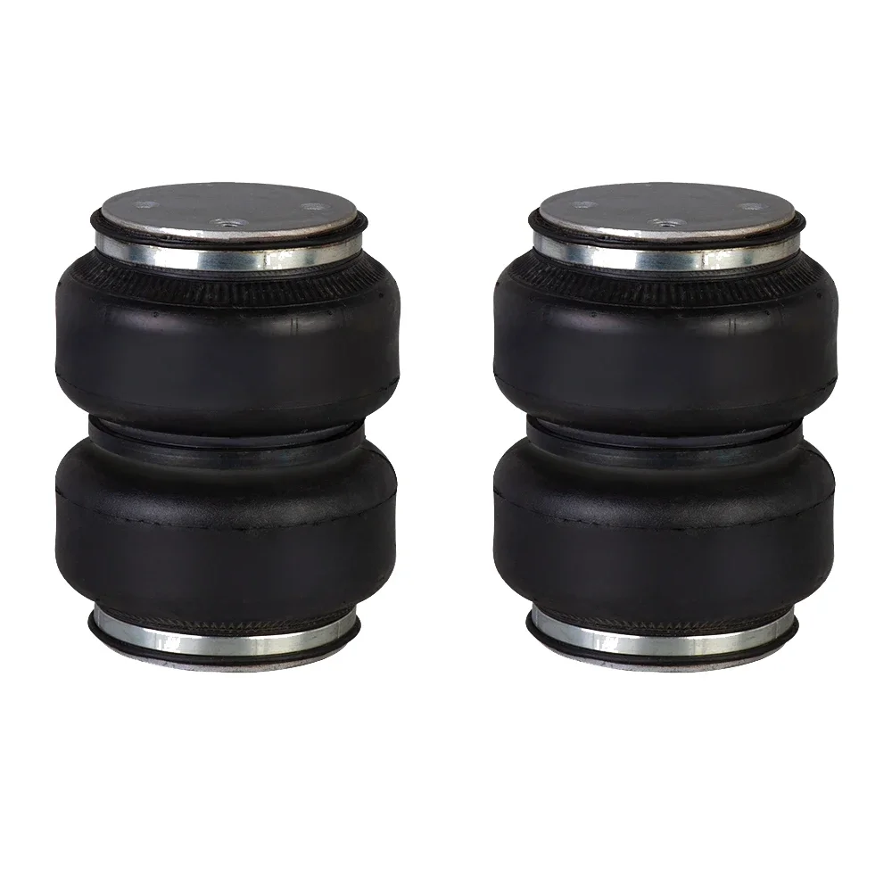 

2PCS Air Bag Springs Suspension Air Single Port 1/2"NPT 2B6-839 Double Convolute Rubber Shock Absorber 2E6X2