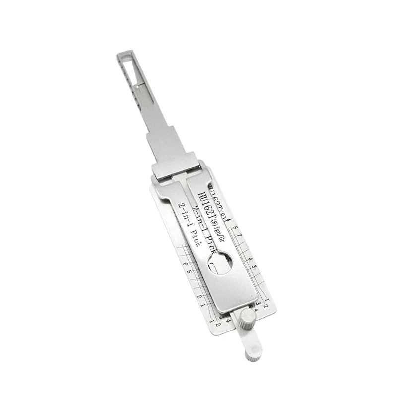 High Quality HU162T(8) 2-in-1 Lock Picking Tool Ignition Door Lock Decoder Manual Tool Set for Car Locksmiths