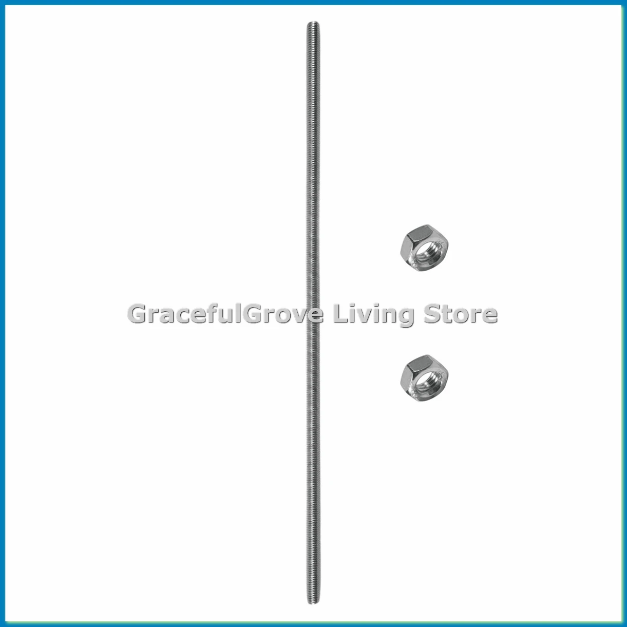 

Резьбовой стержень из нержавеющей стали 320 мм x M8, стержень серебристого тона-ABFB