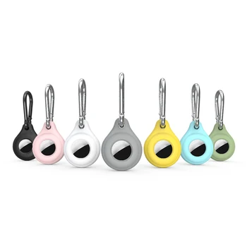 Per Airtags Tracking Device Cover portachiavi Anti-perdita D...