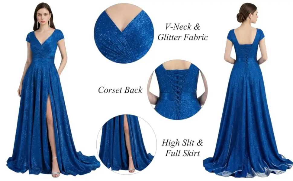 Royal Blue Long Prom Dress