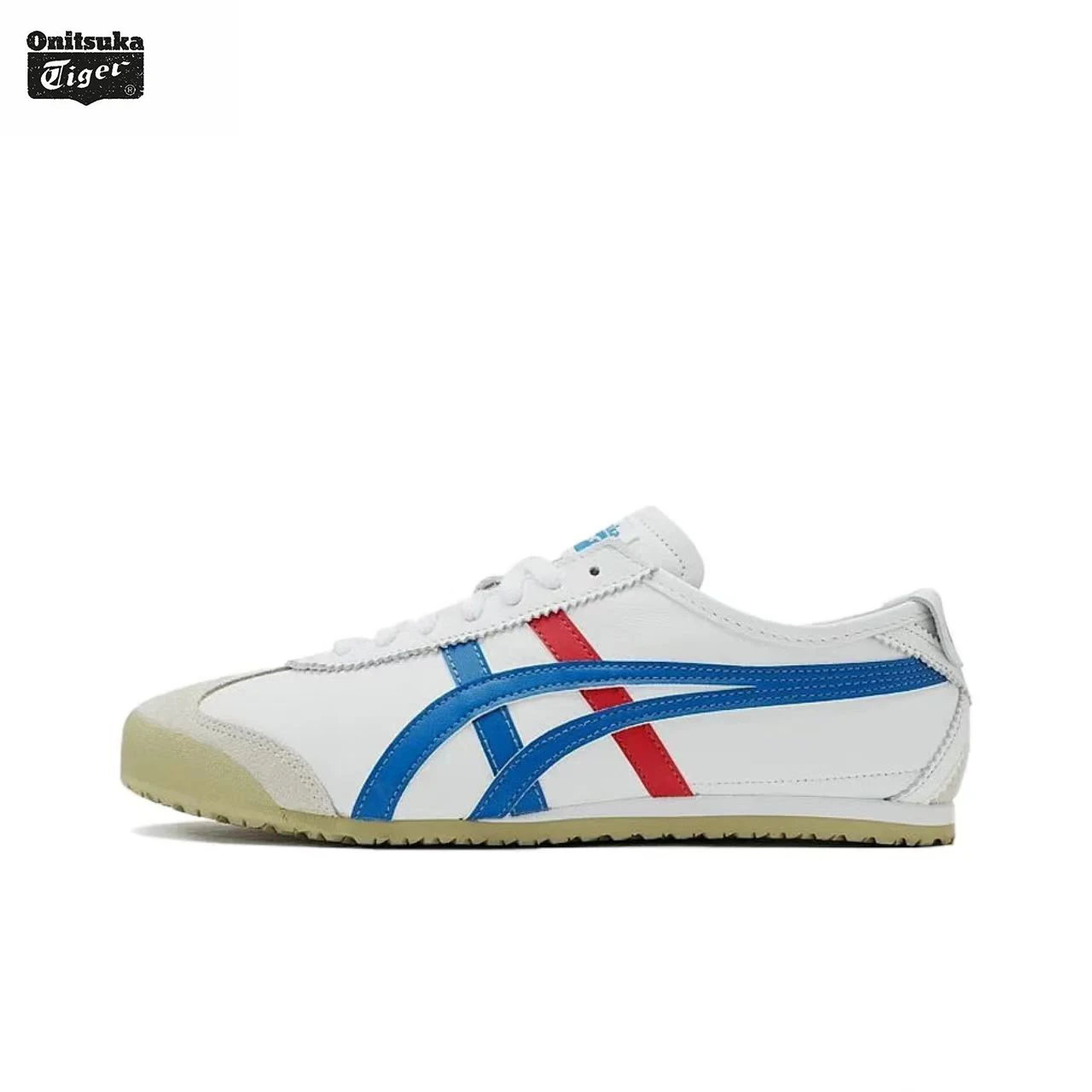 Asics Onitsuka Tiger MEXICO 66 Slip-on Running Shoes with Flexible Sole for Men and Women Classic Canvas Sneakers