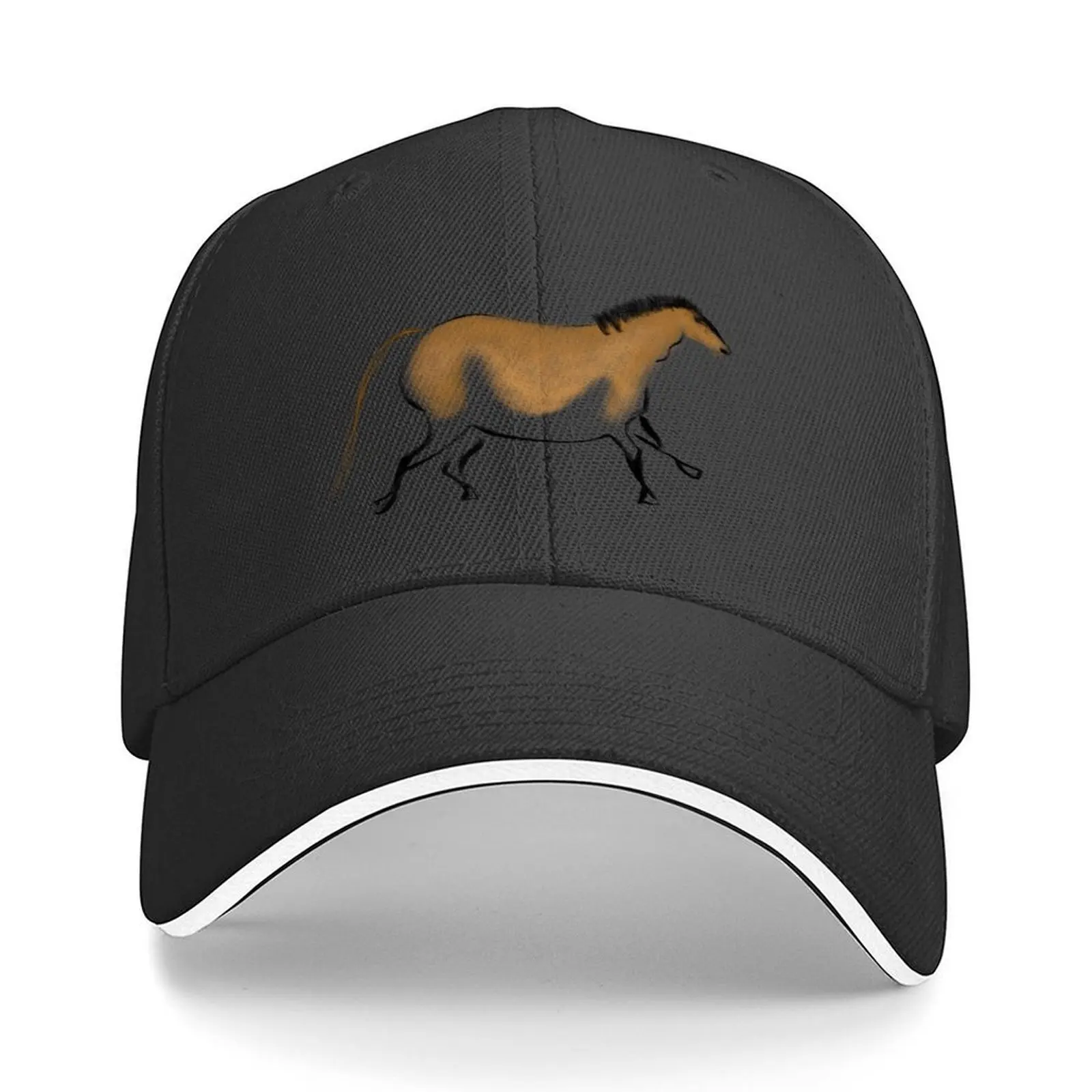 

Horse cave painting from Lascaux Cave Baseball Cap |-F-| sun hat Hat Baseball Cap fishing caps man Men Hats Women's