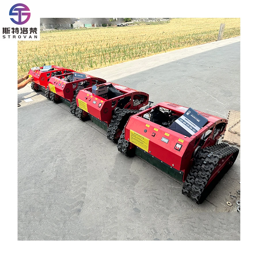 

STLF WJW Upgraded Version Cordless Lawn Mower 4-Stroke Automatic Garden Mower with Remote Control for DIY & Industrial Use