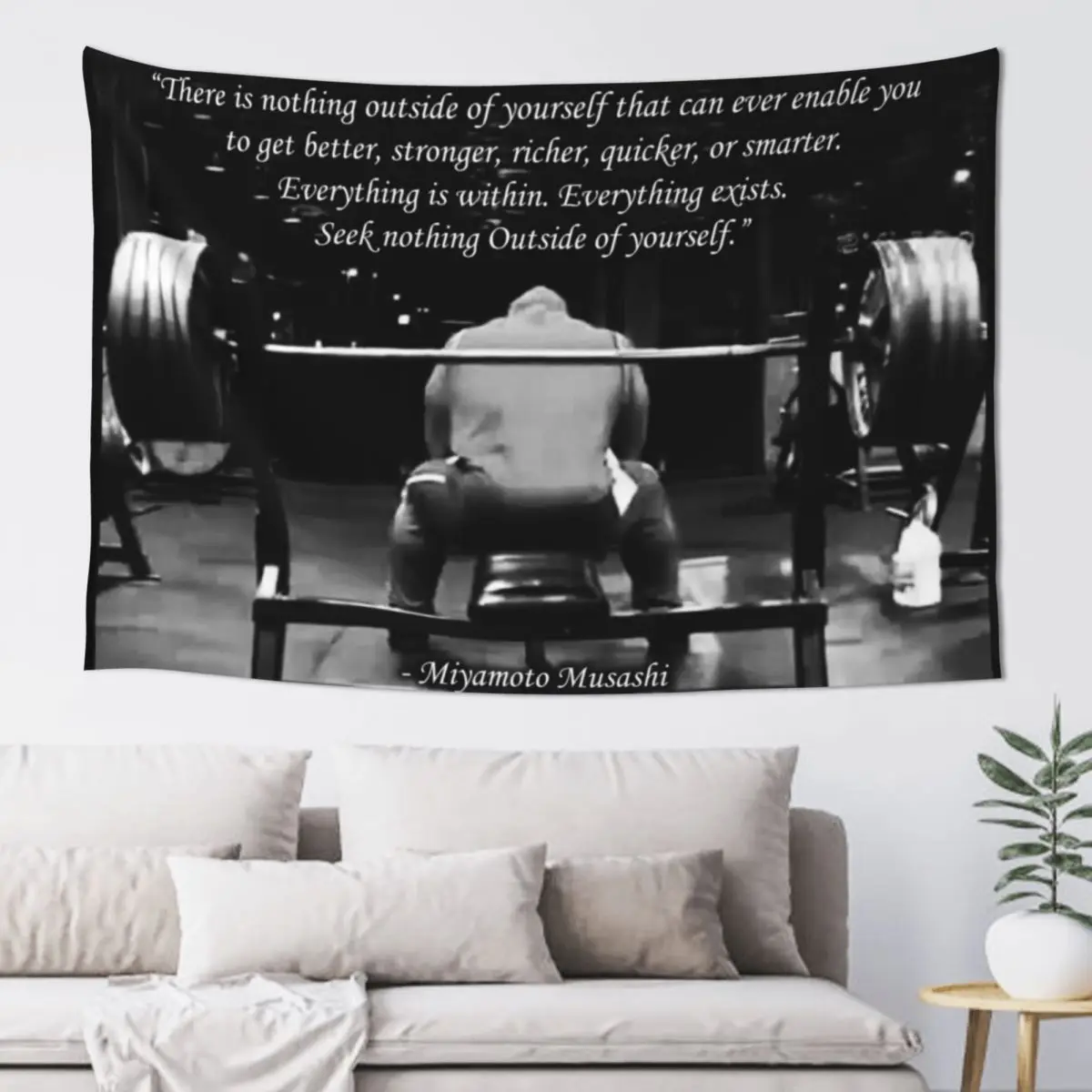 

Bodybuilding Inspirational Workout Quote Tapestry Decoration Bedroom Decor Home House Decoration Tapestry
