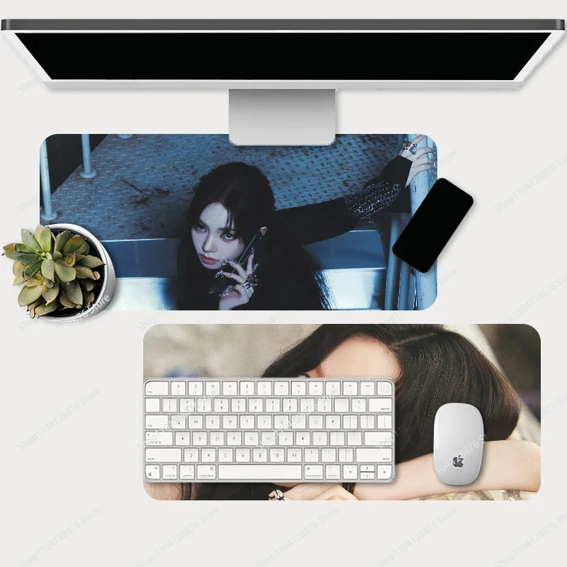 Idol Karina Armageddon Album Mousepad Gaming Mouse pad Gamer Pc Accessories Deskmat Keyboard Mat Desk Protector Mause Pads