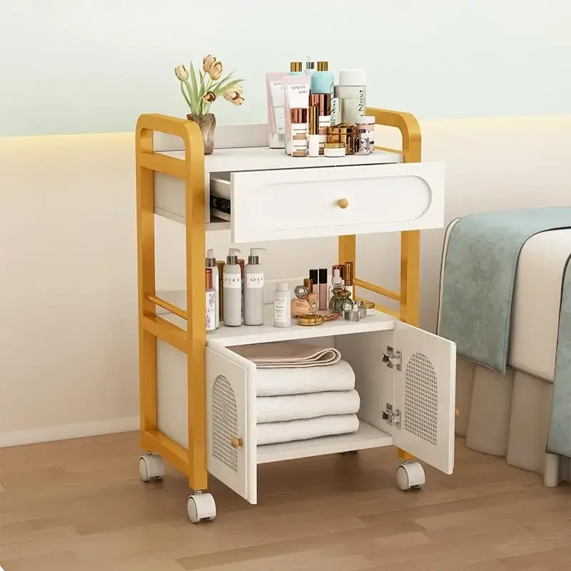 

Hairdressing Cart For Salon Auxiliary Trolleys Beauty Styling Station Medical Trolley Cosmetic Helper Equipment Trolly