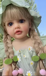 NPK 55CM full body soft silicone vinyl Reborn Toddler Girl Betty Pretty Princess lifelike Baby Doll Christmas Gift for Grils