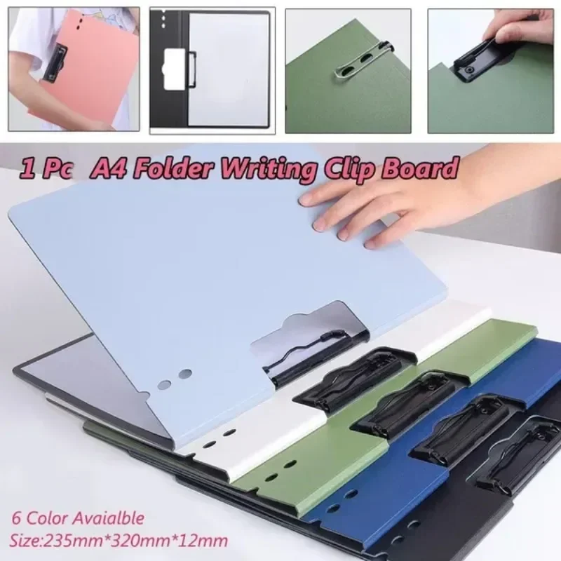

Horizontal A4 Folder Paper Writing Clipboard Portable Office Supplies Stationery Writing Pad Clip Board ( Not Including Others)