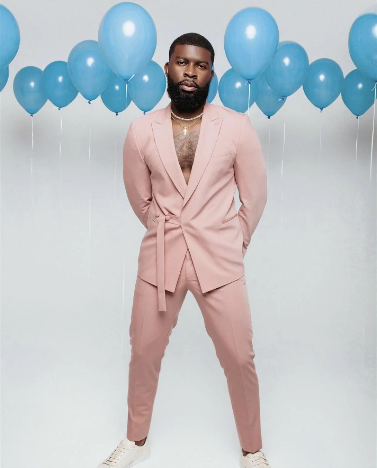 

Весенне-летние мужские костюмы Slim Fit, комплект из 2-х предметов, куртка, брюки с поясным ремнем, повседневная модная повседневная мужская одежда/пальто, брюки