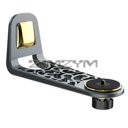 Wall Mount Projector Stand Sturdy Durable Aluminium Alloy Metal Bracket Multi-angle Adjustable Compatible with Most Projectors