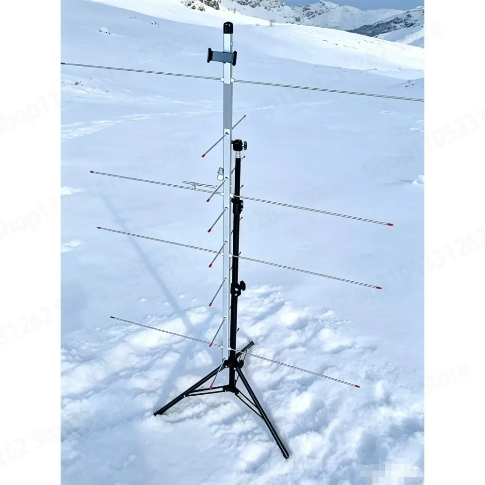 Portable Folding Dual Band VHF UHF Yagi Antenna for ISS SSTV Satellite Reception Handheld
