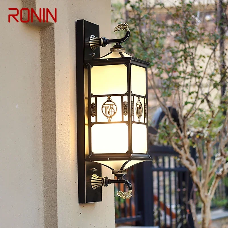 RONIN Contemporary LED Outdoor Wall Lamps Electric Simplicity Waterproof Balcony Hallway Courtyard Villa Gate Hotel