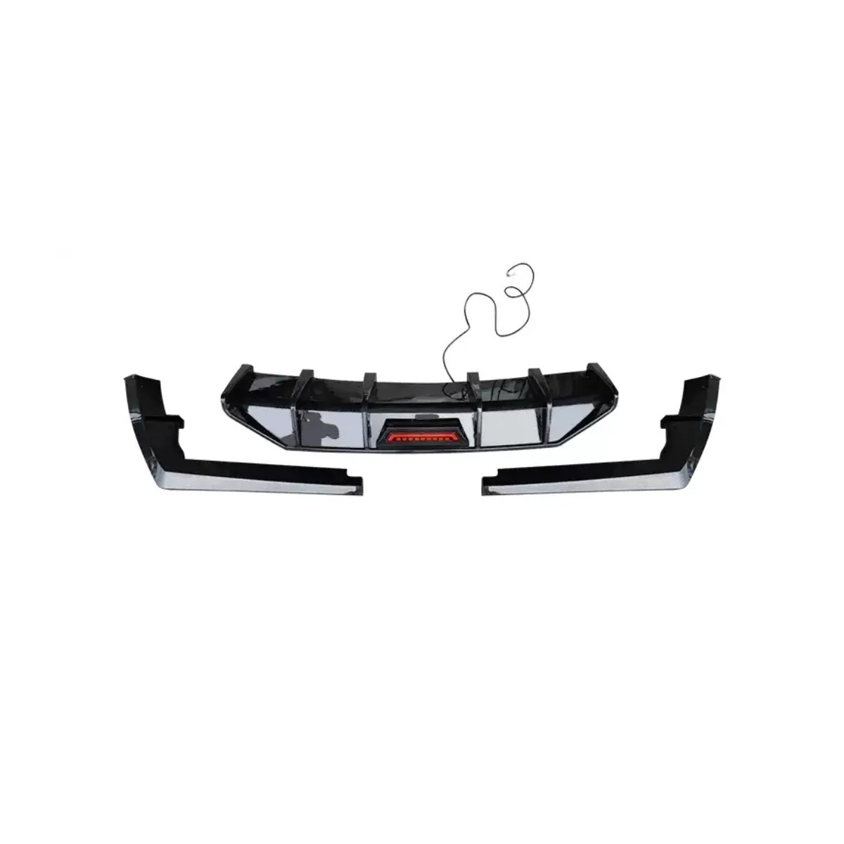 

For Hyundai Elantra 2021-2023 Rear Trunk Spoiler Wing Rear Roof Spoiler Roof Wing Body Kit Car Accessories