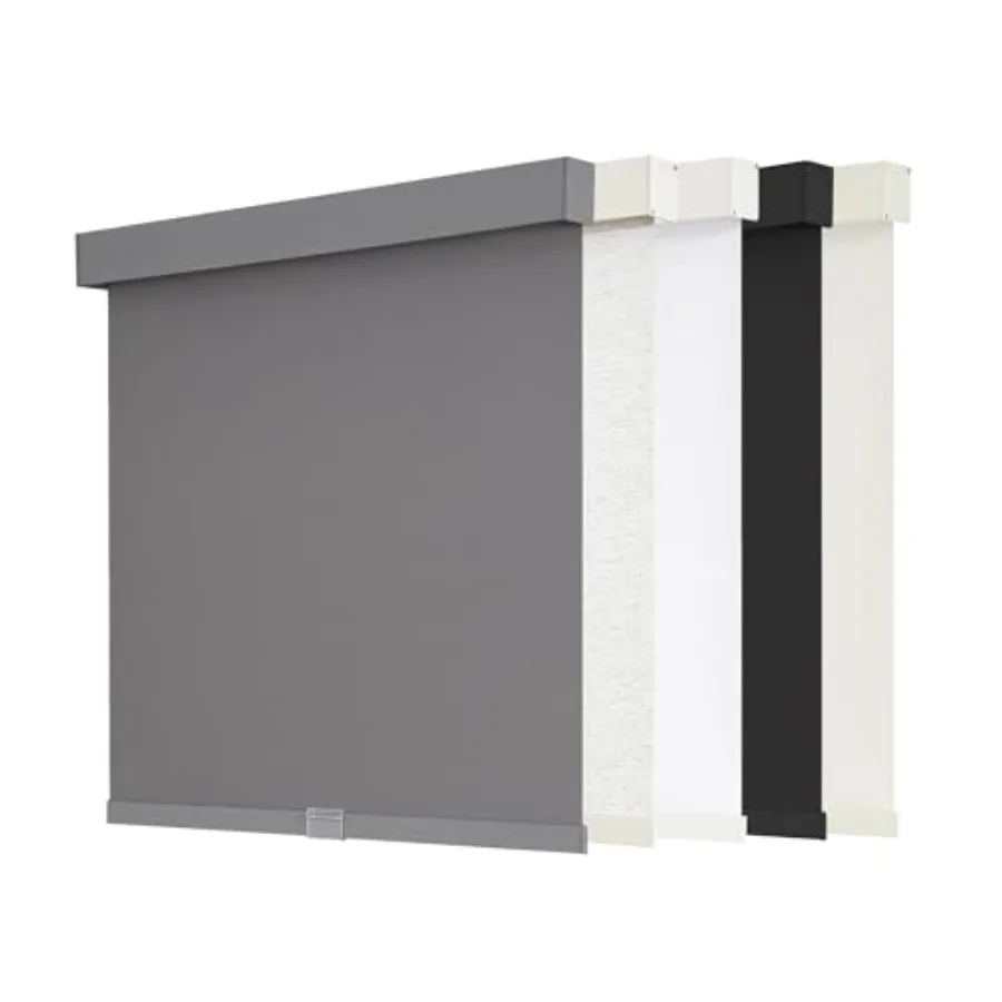 

out Roller Shades Cordless Blinds for Windows, Free-Stop Shades with Valance, Thermal Insulated Fabric, UV Protection, Natural