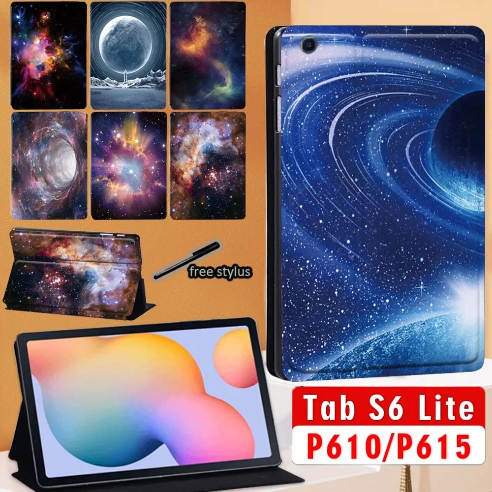 

Cover for Samsung Galaxy Tab S6 Lite 10.4 Inch 2020 P615 SM-P610 SM-P615 Tablet Adjustable Stand Protective Case