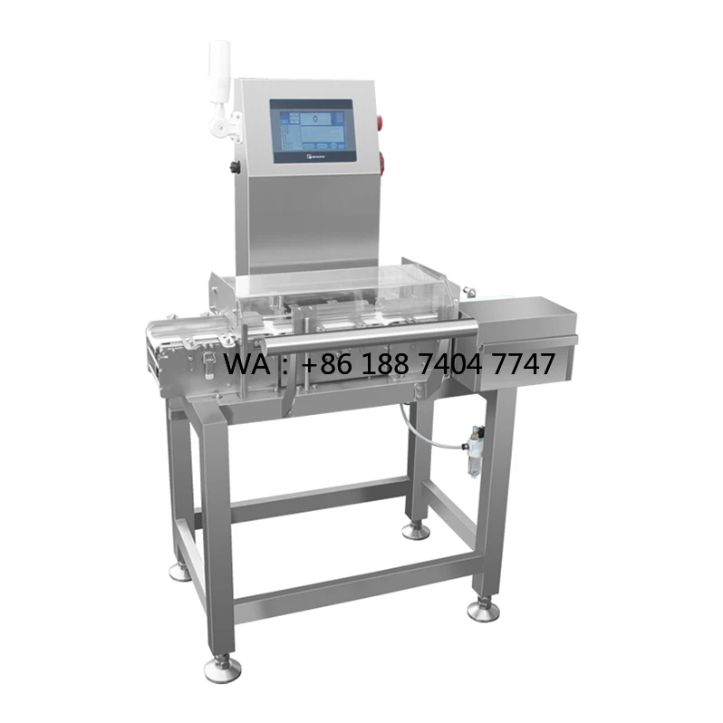 

Conveyor Belt Scale Dynamic Check Weigher for Small Light Package Product Sachet Touch Screen