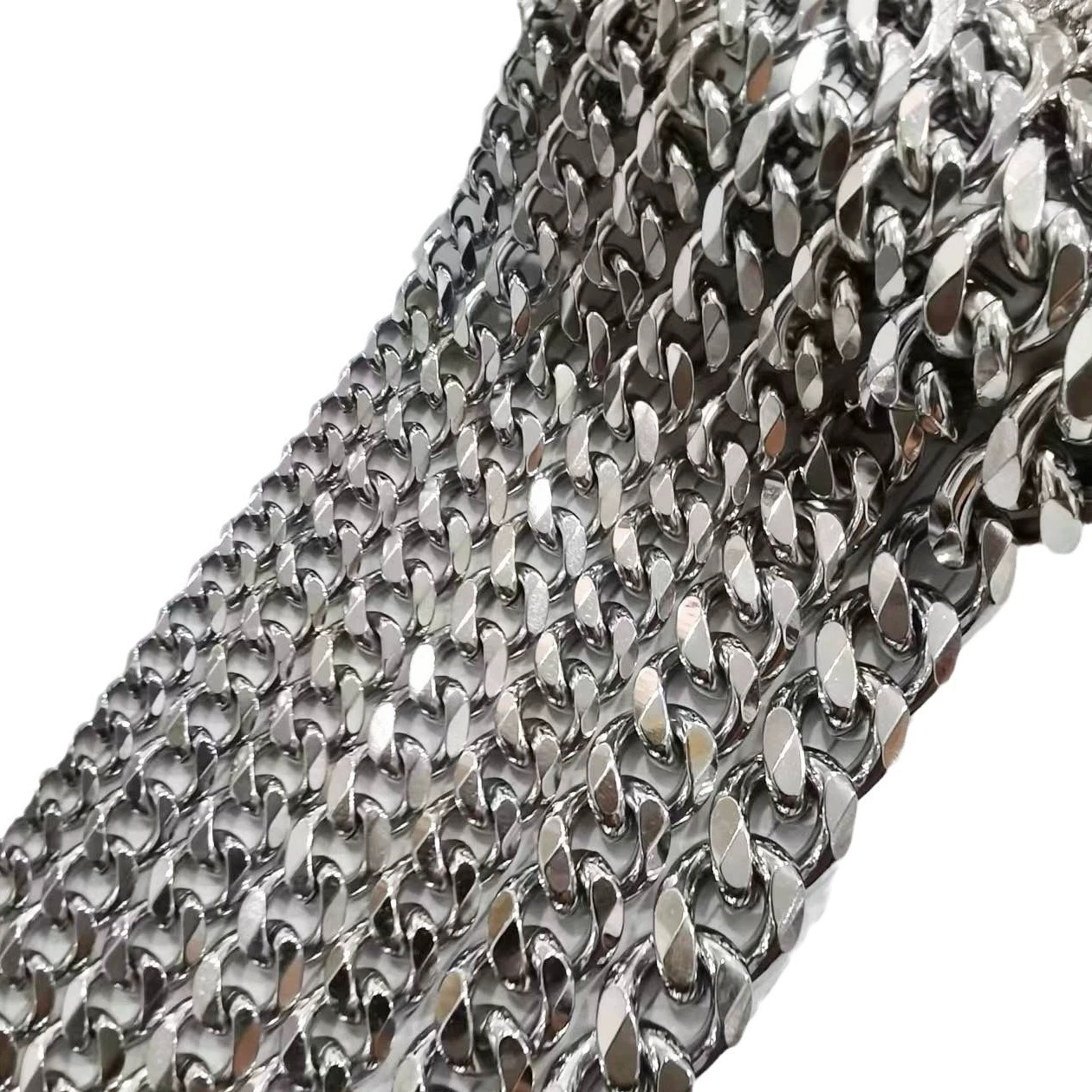 Solid Stainless steel DIY Key connector Men Belt Pants KeychainTrousers Jeans Wallet Chain Metal Bag Chain Leather Crafts Access