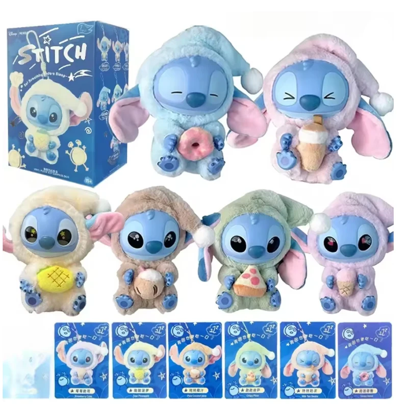

Слепая коробка kawaii Stitch No Matter How Tired You Still Need Take Bite Коллекция милых кукол Высококачественная версия подарки-сюрпризы