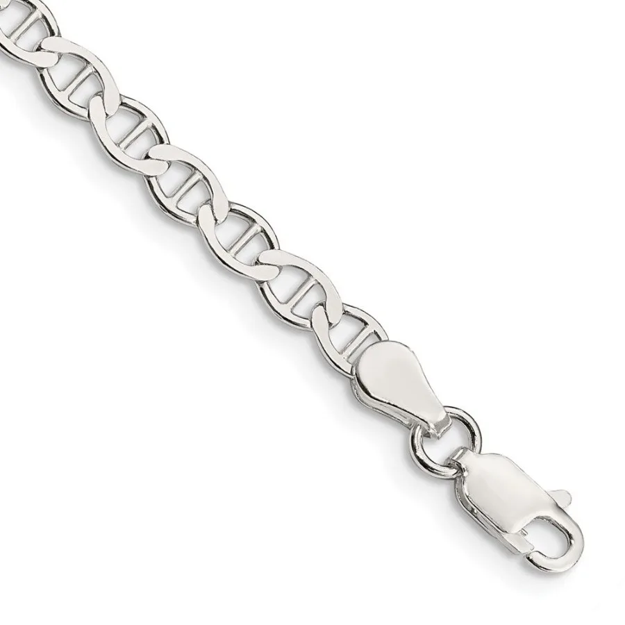 

Sterling Silver 4mm Flat Anchor Chain
