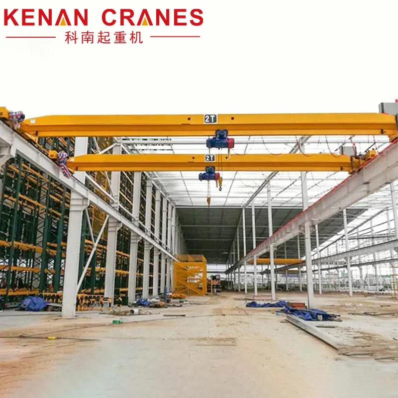 LH Type Hoist Trolley Double Girder Overhead Traveling Crane Electric 10Ton Crane Price