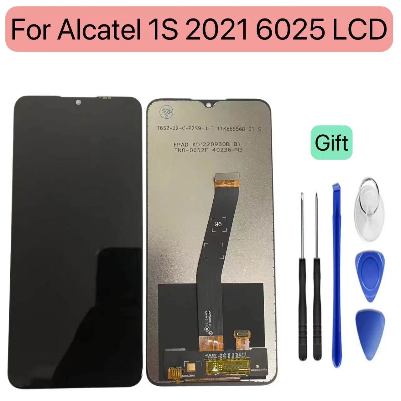6.52 "LCD dla Alcatel 1S 2021 6025D 6025H wyświetlacz LCD ekran dotykowy Digitizer zgromadzenie uniwersalny dla TCL 20Y 20E wymiana LCD