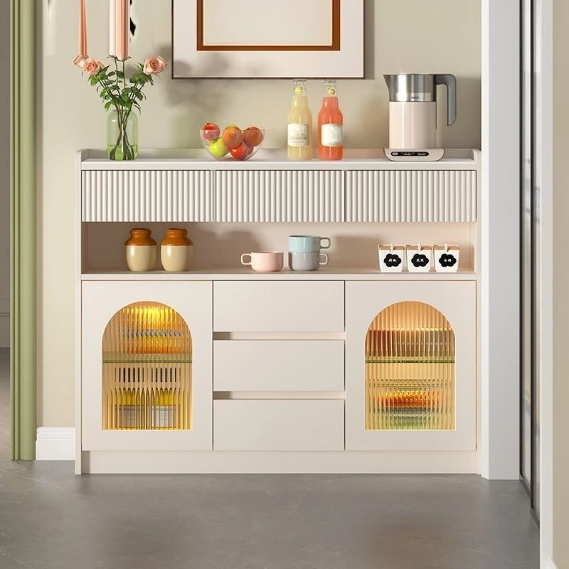 For Dining Side Cabinet 20cm Narrow Cabinet Thin Kitchen Storage Living Room Side Cabinet, Tea Cabinet