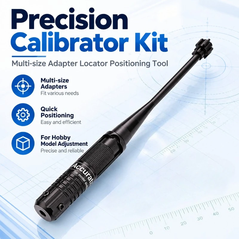Positioning Indicator Tool For Hobby Model Locator Kit With Assorted Adapters And Hand Repair Tools