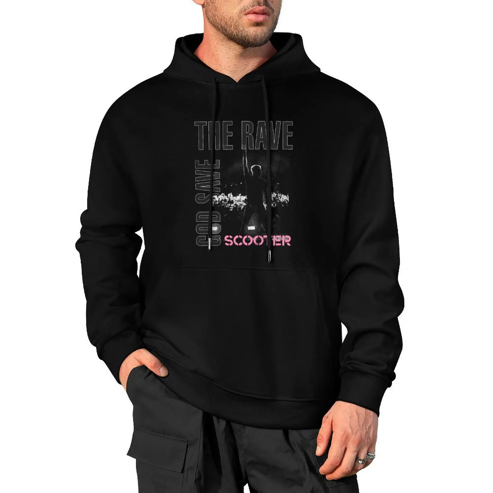 

The Rave and God Save _gt_SCOOTER_lt_ Pullover Hoodie men's sweat-shirt men clothing hoodies for men high quality