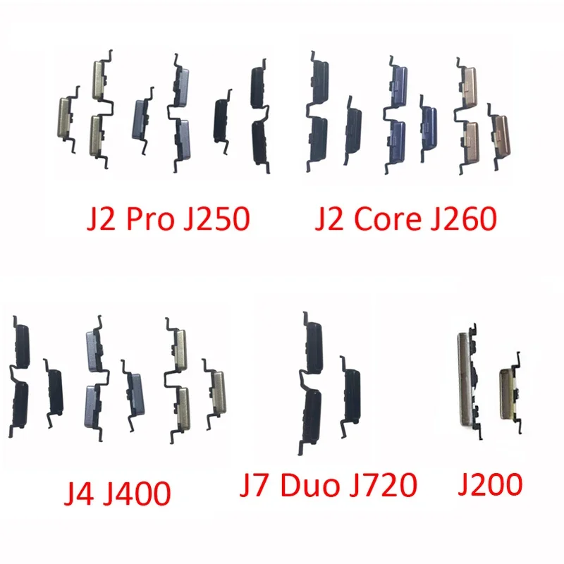 Botón externo de volumen de alimentación para teléfono Samsung Galaxy J200, J260, J250, J400, J500, J510, J710, J700, J2, J4, J5, J7, 20 juegos