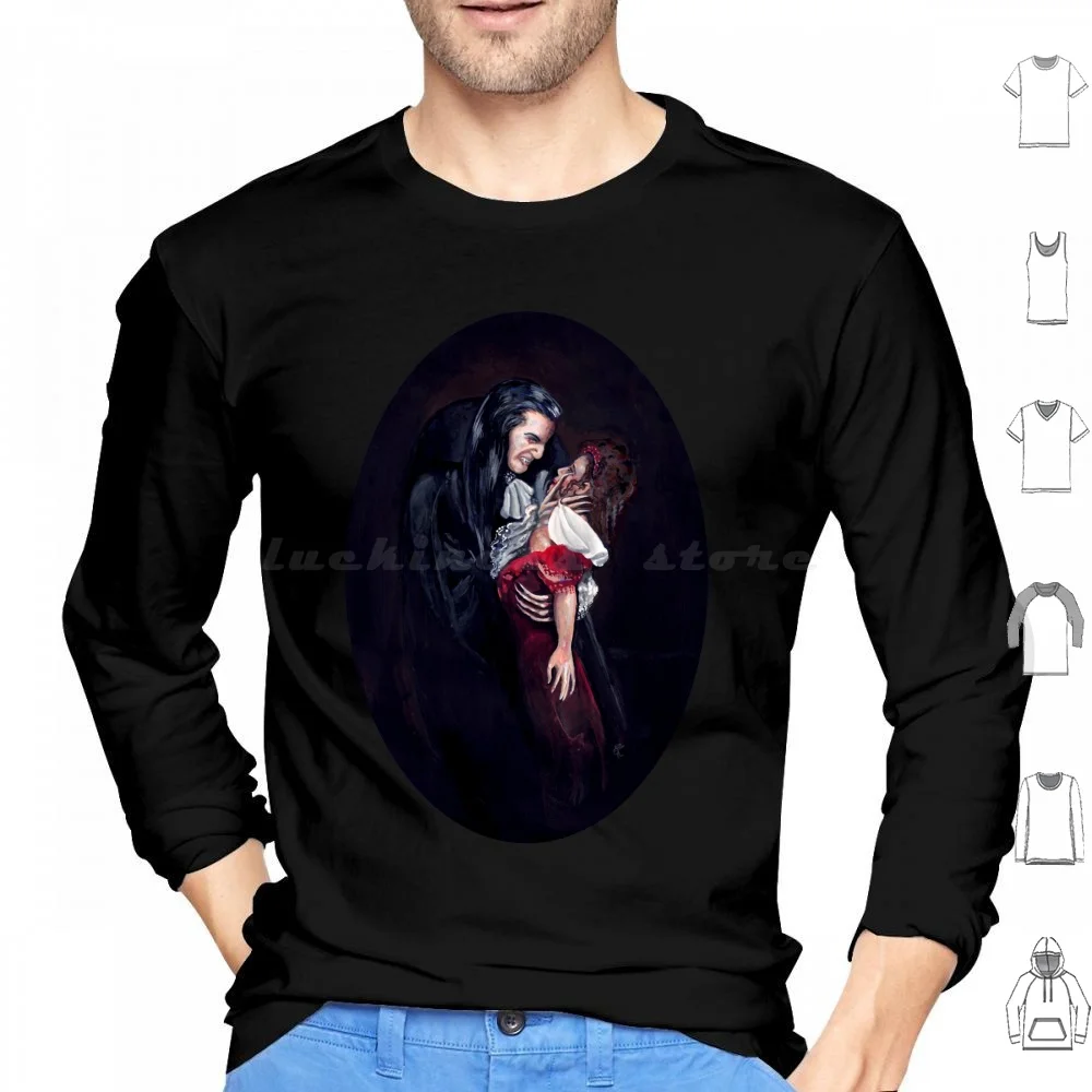 Count Of Krolock Iii Hoodies Long Sleeve Krolock Tdv Dance Of The Vampires Musical Count Drew Vampire Dracula Sarah