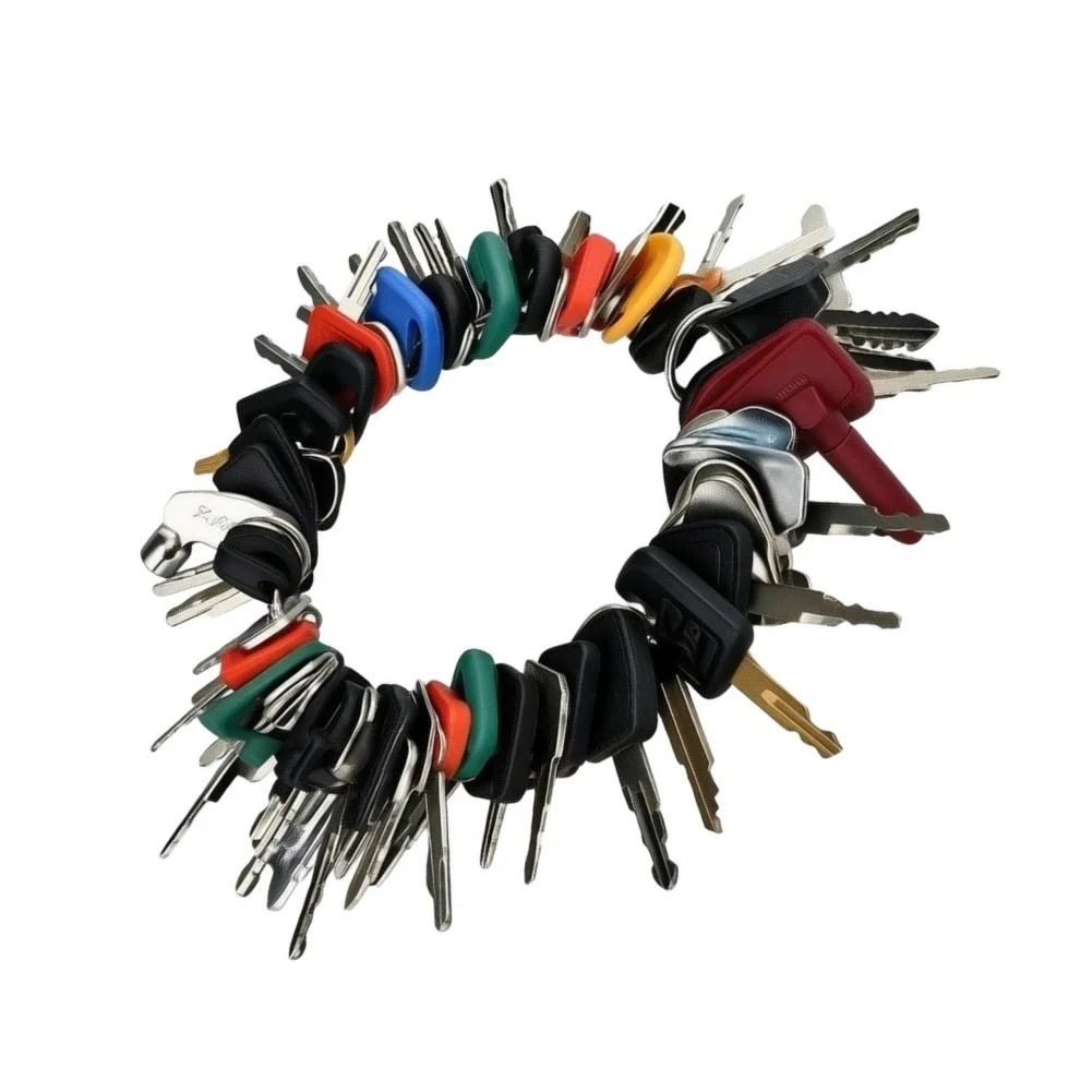 Agricultural Machinery Keys Equipment Key Kit Long-term Durability Wide Brand Support 70 Keys For Heavy Machinery