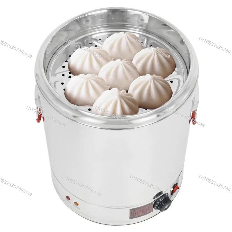 Commercial Water Boiler With Colander Heating Water Machine with Steamer Basket for Corn Sea Food