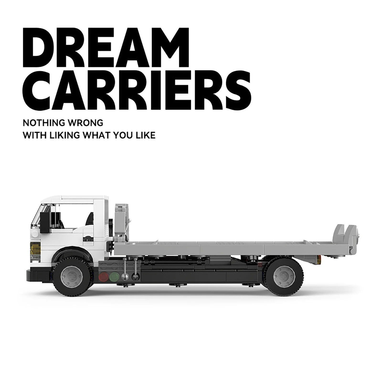 PB8836 شاحنات مسطحة نموذج سيارة 482 قطعة اللبنات الطوب مجموعة السيارات MOC التقنية لتقوم بها بنفسك لعبة صغيرة بيليه لغز مجموعة صناديق