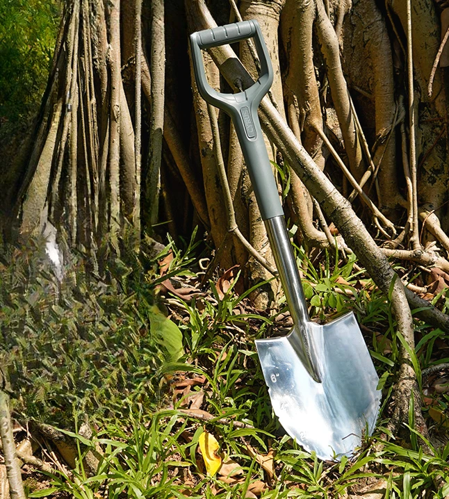 

Garden steel shovel earth digging thickened planting flower shovel outdoor household tools stainless steel garden shovel