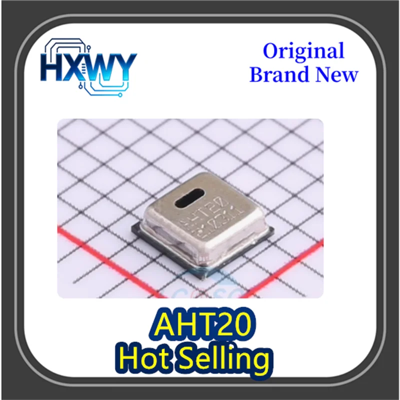 (10/100 pieces) AHT20 packaged DFN6 temperature and humidity sensor chip IC Brand new fast shipping